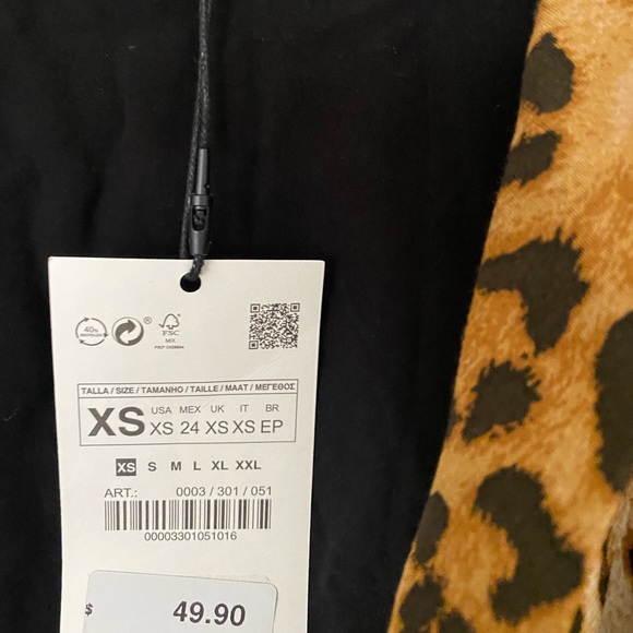 NWT Zara wrap tie leopard romper 🔥🐆 - Picture 4 of 6